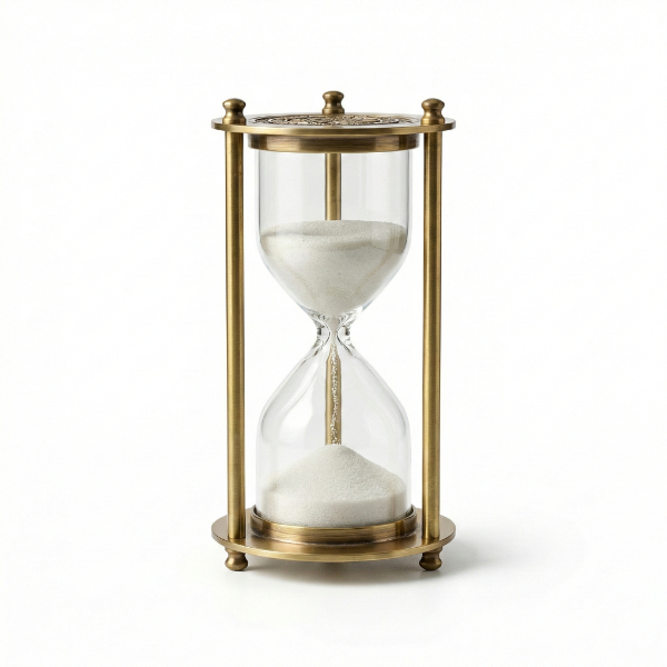 Dekoratif Cam Kum Saati 7x14 cm  - 3